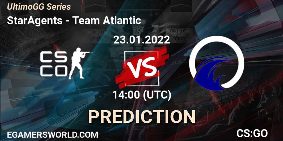 StarAgents - Team Atlantic: Maç tahminleri. 23.01.2022 at 14:00, Counter-Strike (CS2), UltimoGG Series