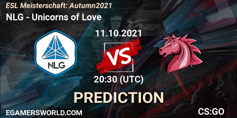 NLG - Unicorns of Love: Maç tahminleri. 11.10.2021 at 20:30, Counter-Strike (CS2), ESL Meisterschaft: Autumn 2021