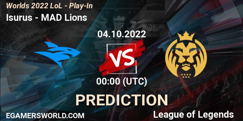 Isurus - MAD Lions: Maç tahminleri. 29.09.22, LoL, Worlds 2022 LoL - Play-In