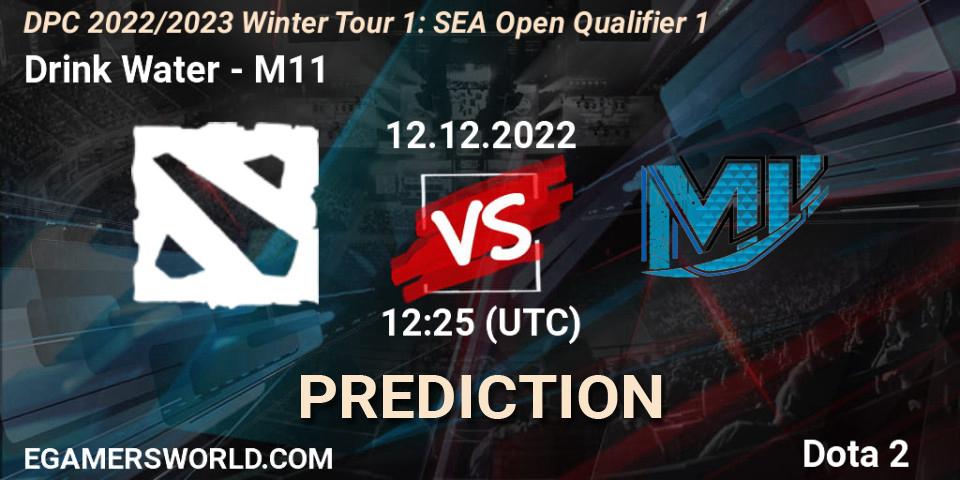 Drink Water - M11: Maç tahminleri. 12.12.2022 at 12:25, Dota 2, DPC 2022/2023 Winter Tour 1: SEA Open Qualifier 1