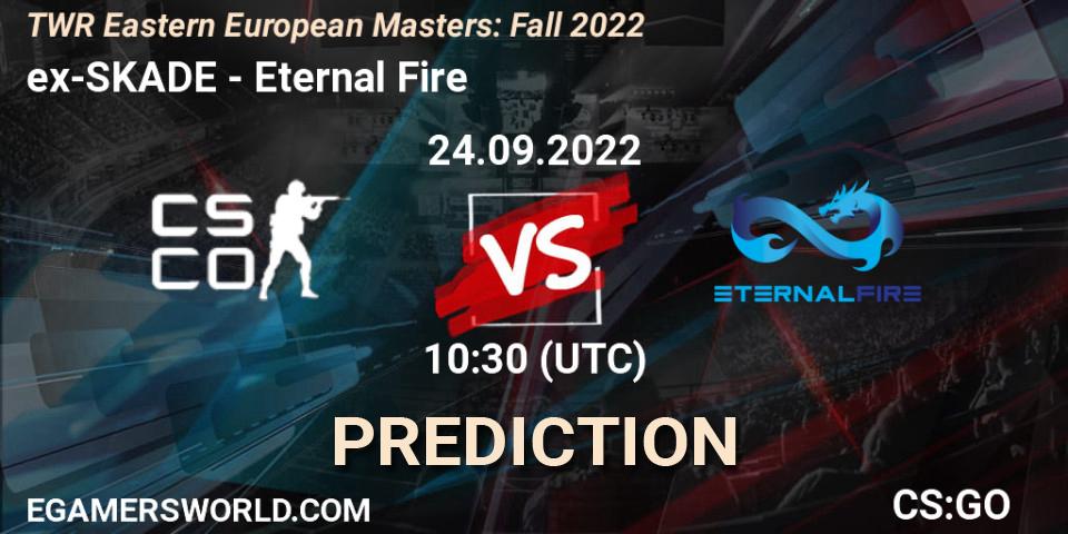 ex-SKADE - Eternal Fire: Maç tahminleri. 24.09.2022 at 10:30, Counter-Strike (CS2), TWR Eastern European Masters: Fall 2022