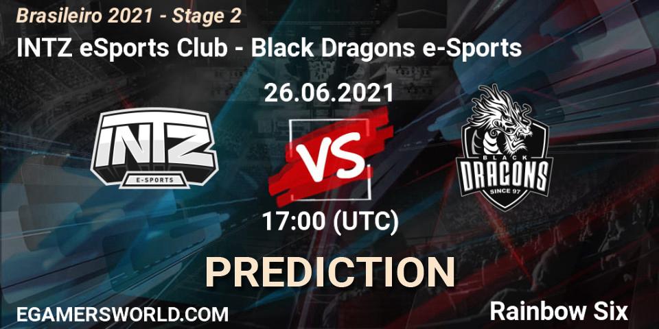 INTZ eSports Club - Black Dragons e-Sports: Maç tahminleri. 26.06.2021 at 17:00, Rainbow Six, Brasileirão 2021 - Stage 2