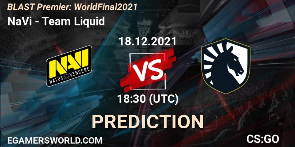 NaVi - Team Liquid: Maç tahminleri. 18.12.2021 at 18:40, Counter-Strike (CS2), BLAST Premier: World Final 2021