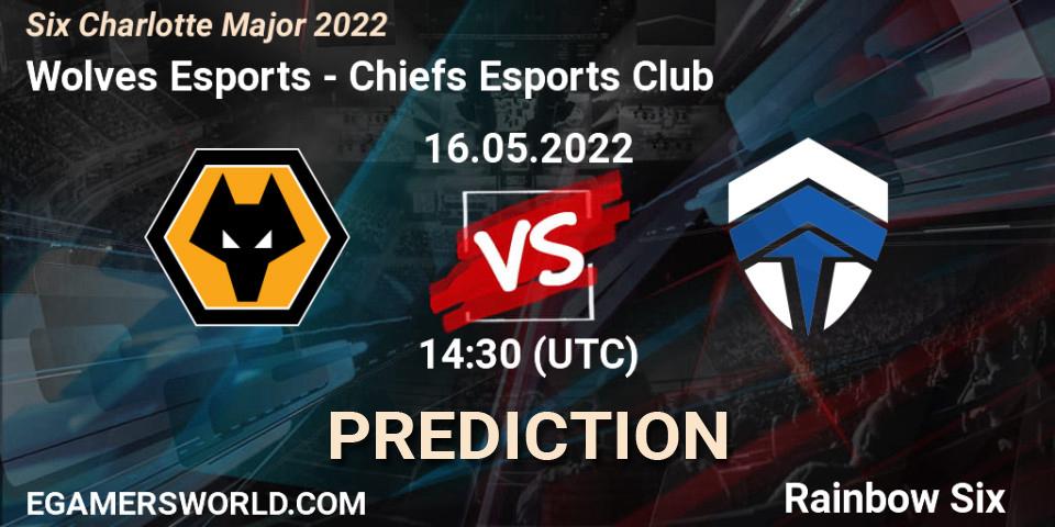 Wolves Esports - Chiefs Esports Club: Maç tahminleri. 16.05.2022 at 14:30, Rainbow Six, Six Charlotte Major 2022