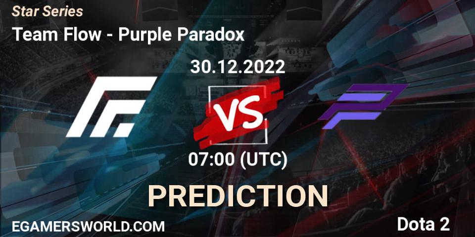 Team Flow - Purple Paradox: Maç tahminleri. 30.12.2022 at 07:09, Dota 2, Star Series