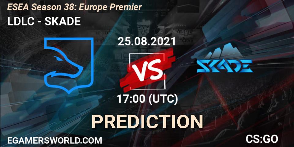 LDLC - SKADE: Maç tahminleri. 25.08.2021 at 17:00, Counter-Strike (CS2), ESEA Season 38: Europe Premier