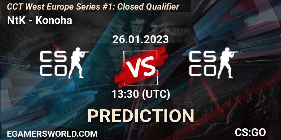 NtK - Konoha: Maç tahminleri. 26.01.23, CS2 (CS:GO), CCT West Europe Series #1: Closed Qualifier