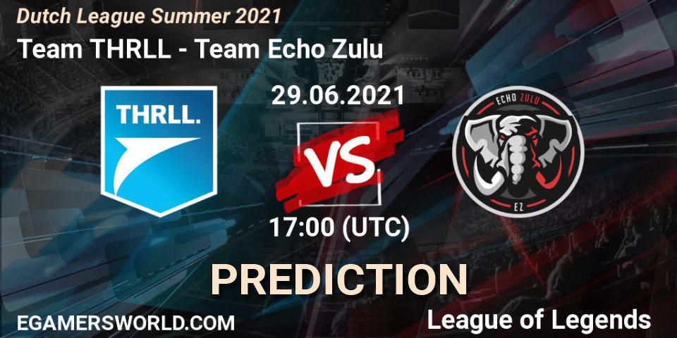 Team THRLL - Team Echo Zulu: Maç tahminleri. 01.06.2021 at 20:00, LoL, Dutch League Summer 2021
