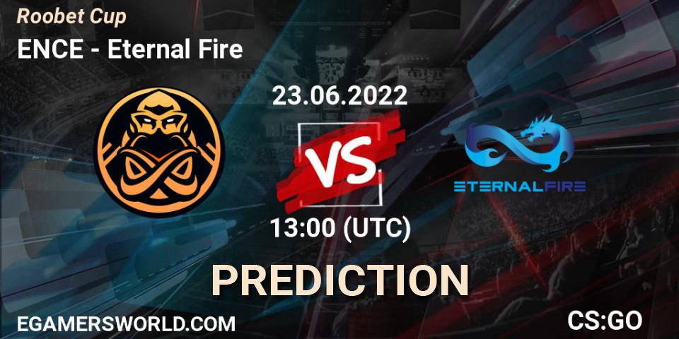 ENCE - Eternal Fire: Maç tahminleri. 23.06.2022 at 13:00, Counter-Strike (CS2), Roobet Cup