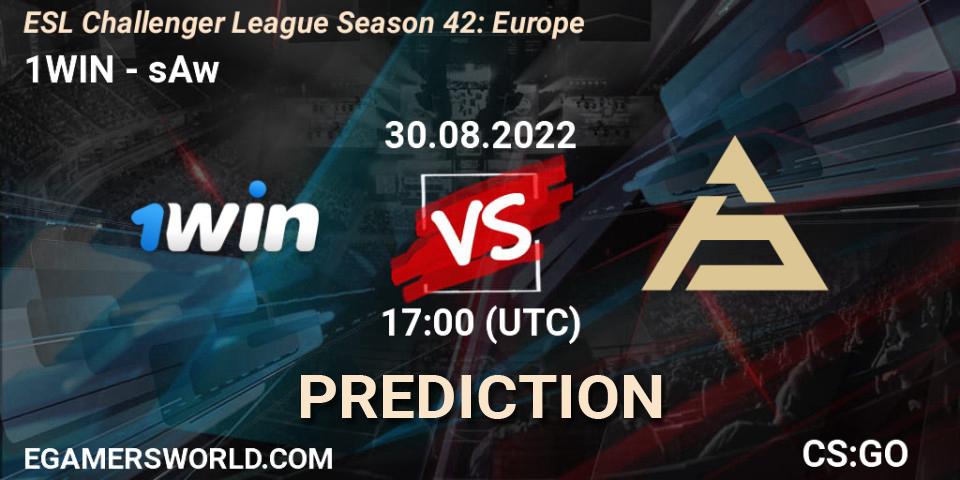 1WIN - sAw: Maç tahminleri. 30.08.2022 at 17:00, Counter-Strike (CS2), ESL Challenger League Season 42: Europe