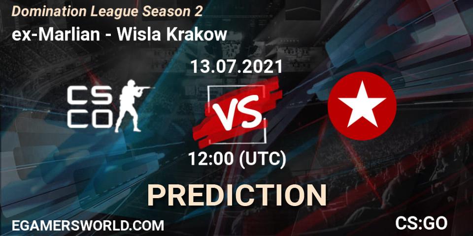 ex-Marlian - Wisla Krakow: Maç tahminleri. 13.07.2021 at 12:00, Counter-Strike (CS2), Domination League Season 2