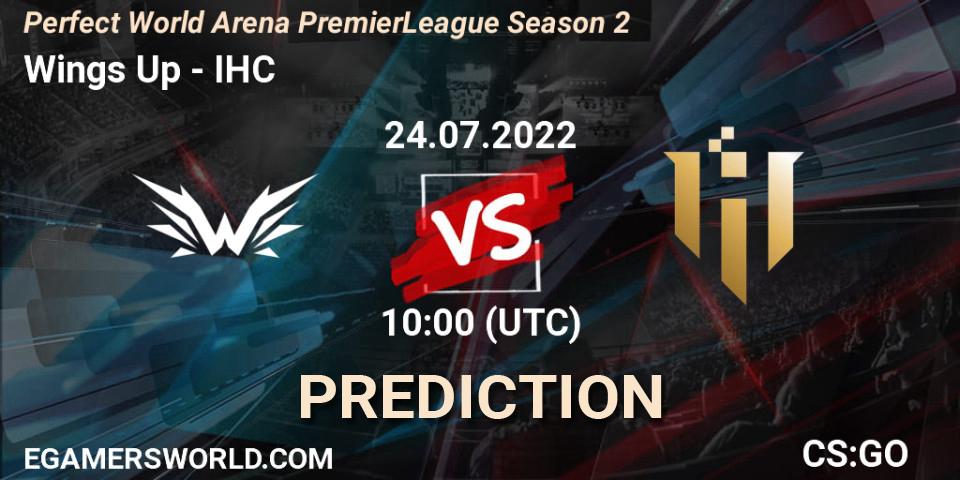 Wings Up - IHC: Maç tahminleri. 24.07.22, CS2 (CS:GO), Perfect World Arena Premier League Season 2