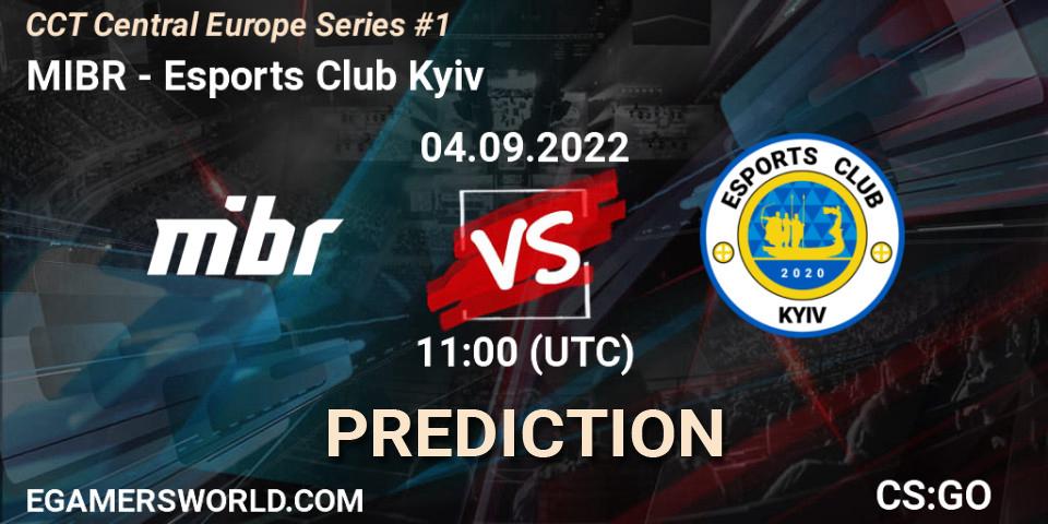 MIBR - Esports Club Kyiv: Maç tahminleri. 04.09.2022 at 11:00, Counter-Strike (CS2), CCT Central Europe Series #1
