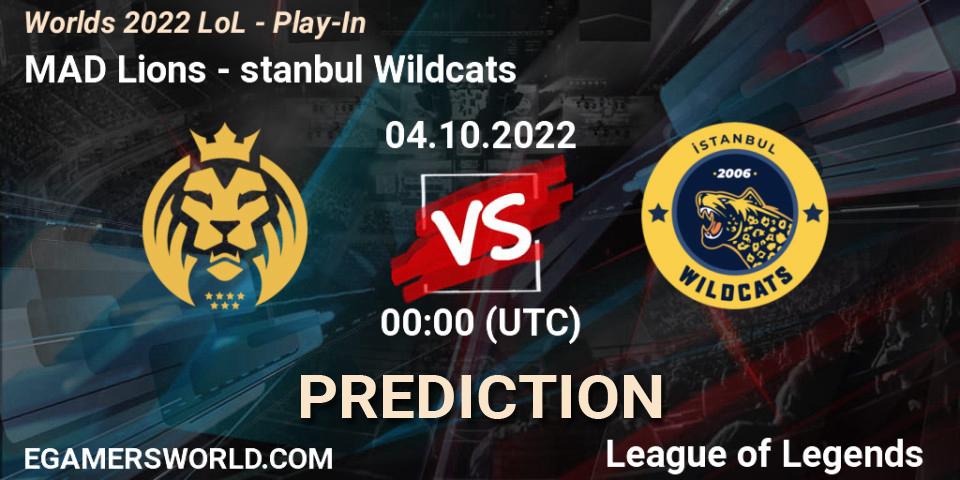 MAD Lions - İstanbul Wildcats: Maç tahminleri. 30.09.22, LoL, Worlds 2022 LoL - Play-In