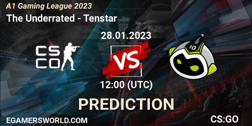 The Underrated - Tenstar: Maç tahminleri. 28.01.23, CS2 (CS:GO), A1 Gaming League 2023