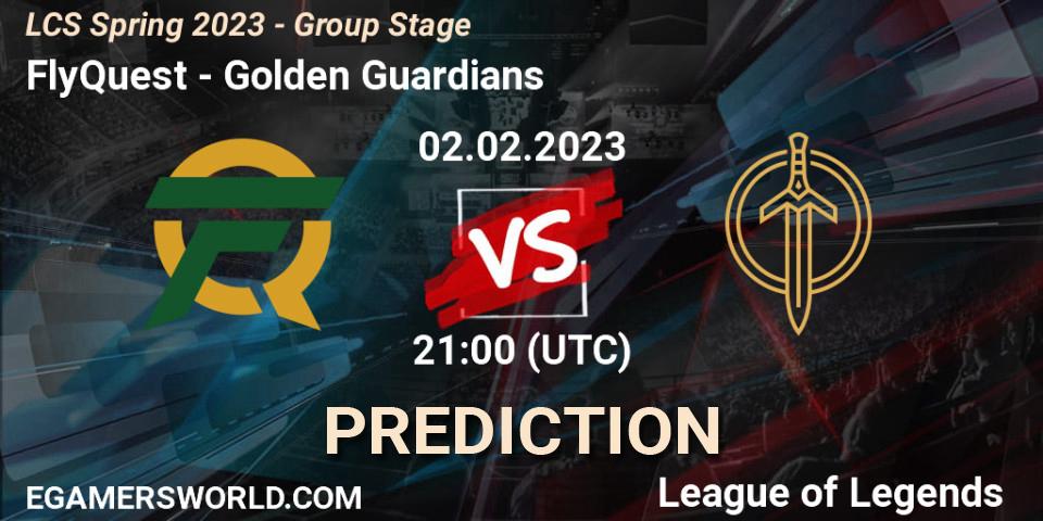 FlyQuest - Golden Guardians: Maç tahminleri. 02.02.23, LoL, LCS Spring 2023 - Group Stage