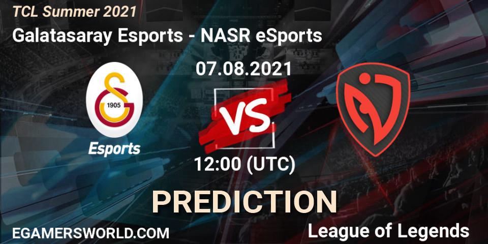 Galatasaray Esports - NASR eSports: Maç tahminleri. 07.08.2021 at 12:00, LoL, TCL Summer 2021