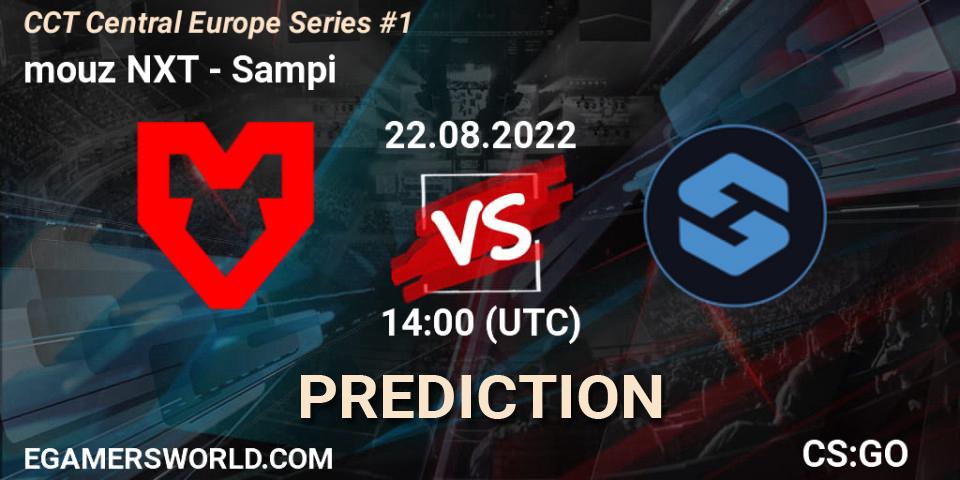 mouz NXT - Sampi: Maç tahminleri. 22.08.2022 at 14:45, Counter-Strike (CS2), CCT Central Europe Series #1
