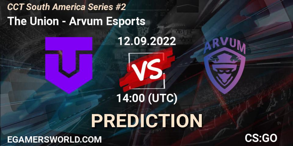 The Union - Arvum Esports: Maç tahminleri. 12.09.2022 at 14:00, Counter-Strike (CS2), CCT South America Series #2