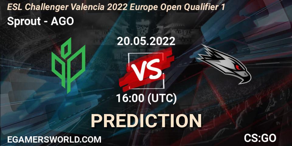 Sprout - AGO: Maç tahminleri. 20.05.22, CS2 (CS:GO), ESL Challenger Valencia 2022 Europe Open Qualifier 1
