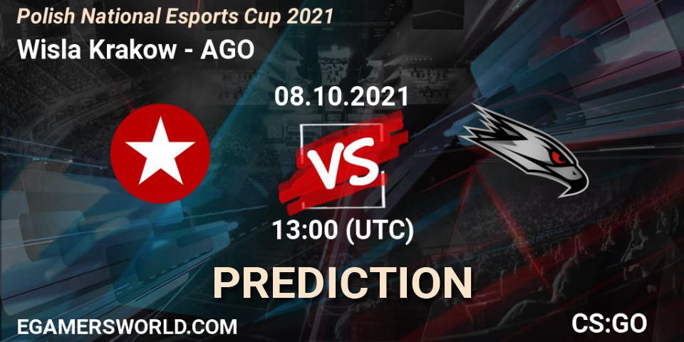 Wisla Krakow - AGO: Maç tahminleri. 08.10.2021 at 12:00, Counter-Strike (CS2), Polish National Esports Cup 2021