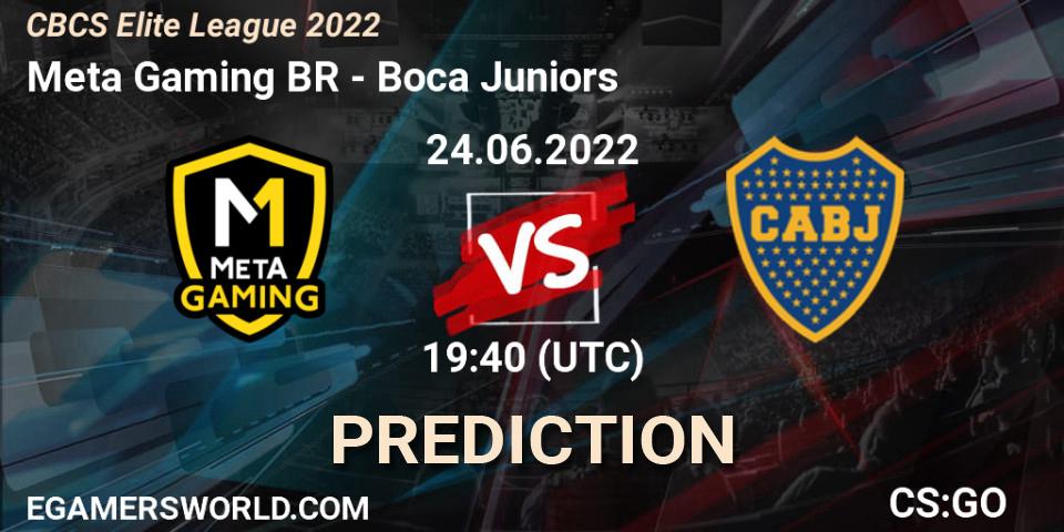 Meta Gaming BR - Boca Juniors: Maç tahminleri. 24.06.2022 at 20:00, Counter-Strike (CS2), CBCS Elite League 2022
