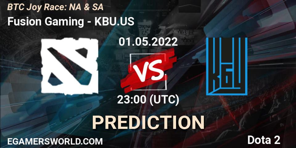 Fusion Gaming - KBU.US: Maç tahminleri. 01.05.2022 at 23:28, Dota 2, BTC Joy Race: NA & SA