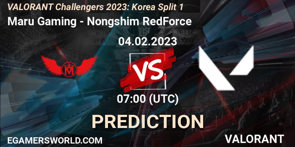 Maru Gaming - Nongshim RedForce: Maç tahminleri. 04.02.23, VALORANT, VALORANT Challengers 2023: Korea Split 1