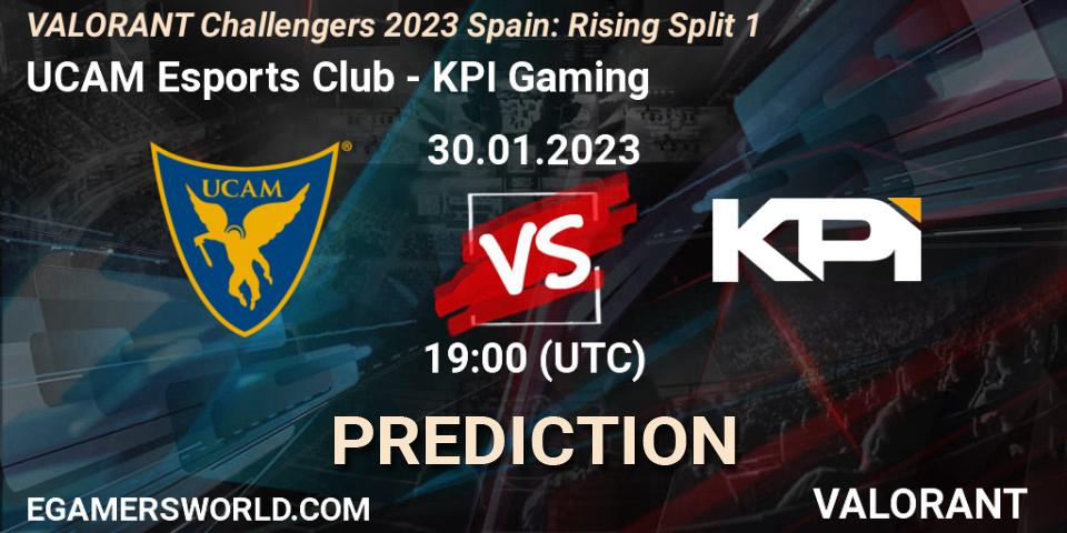UCAM Esports Club - KPI Gaming: Maç tahminleri. 30.01.23, VALORANT, VALORANT Challengers 2023 Spain: Rising Split 1