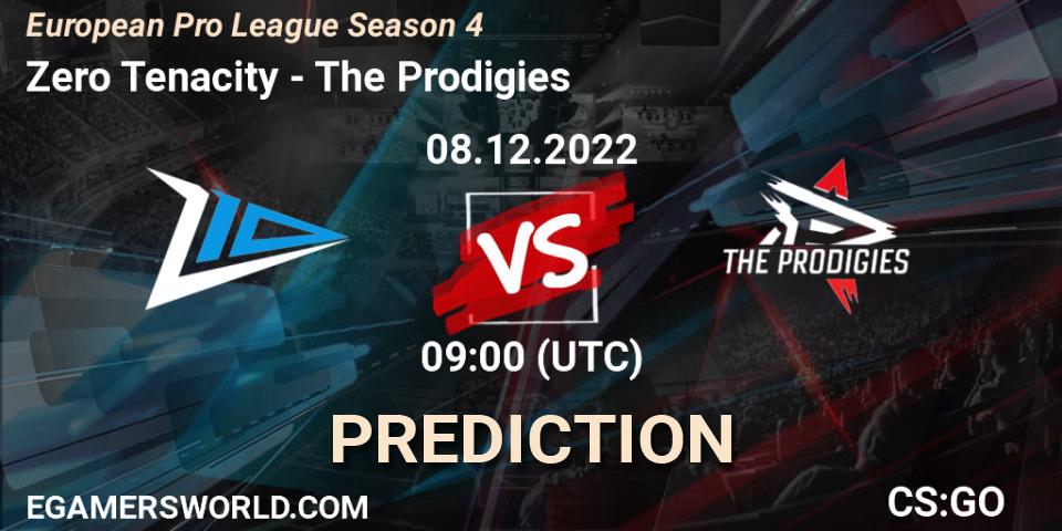 Zero Tenacity - The Prodigies: Maç tahminleri. 08.12.22, CS2 (CS:GO), European Pro League Season 4