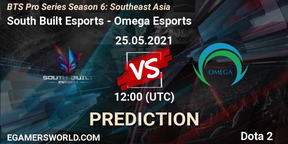 South Built Esports - Omega Esports: Maç tahminleri. 25.05.2021 at 13:20, Dota 2, BTS Pro Series Season 6: Southeast Asia