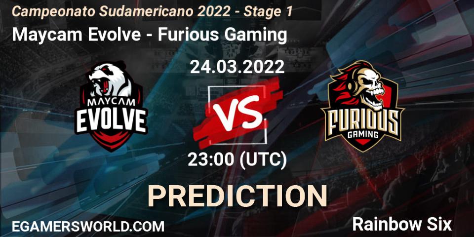 Maycam Evolve - Furious Gaming: Maç tahminleri. 25.03.2022 at 01:00, Rainbow Six, Campeonato Sudamericano 2022 - Stage 1