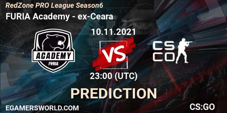 FURIA Academy - ex-Ceara: Maç tahminleri. 10.11.2021 at 23:00, Counter-Strike (CS2), RedZone PRO League Season 6