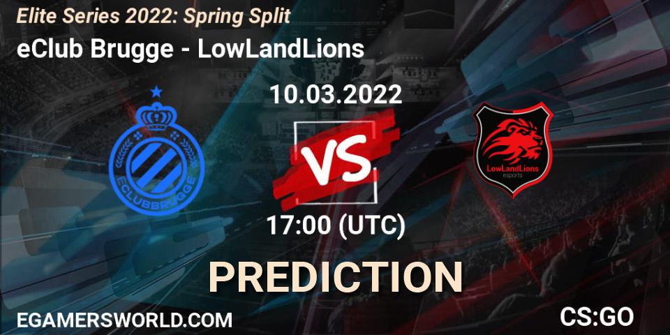 eClub Brugge - LowLandLions: Maç tahminleri. 10.03.2022 at 17:00, Counter-Strike (CS2), Elite Series 2022: Spring Split