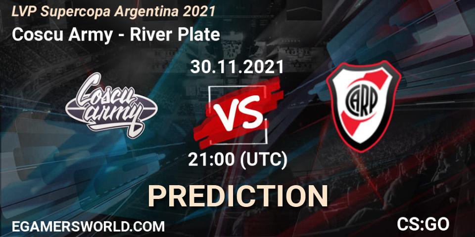 Coscu Army - River Plate: Maç tahminleri. 30.11.2021 at 21:00, Counter-Strike (CS2), LVP Supercopa Argentina 2021