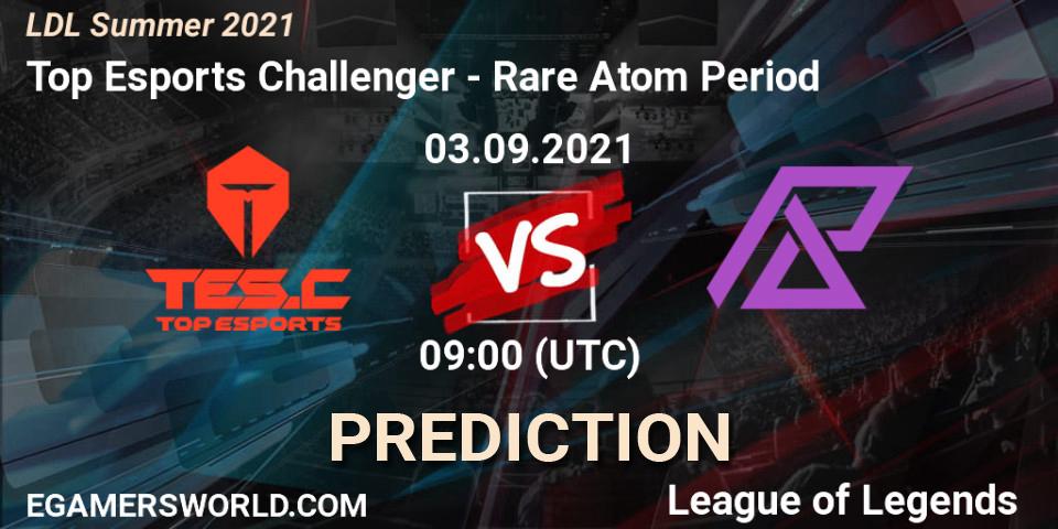 Top Esports Challenger - Rare Atom Period: Maç tahminleri. 06.09.2021 at 11:00, LoL, LDL Summer 2021