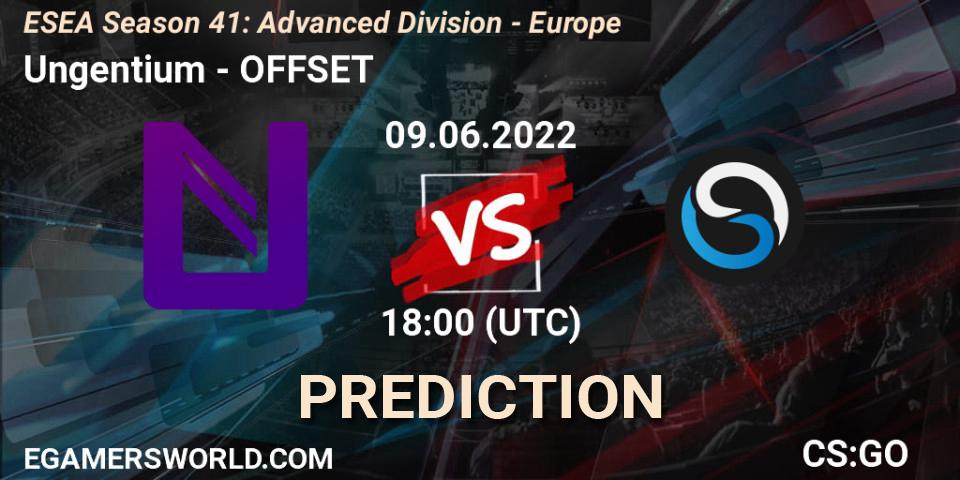 Ungentium - OFFSET: Maç tahminleri. 09.06.22, CS2 (CS:GO), ESEA Season 41: Advanced Division - Europe