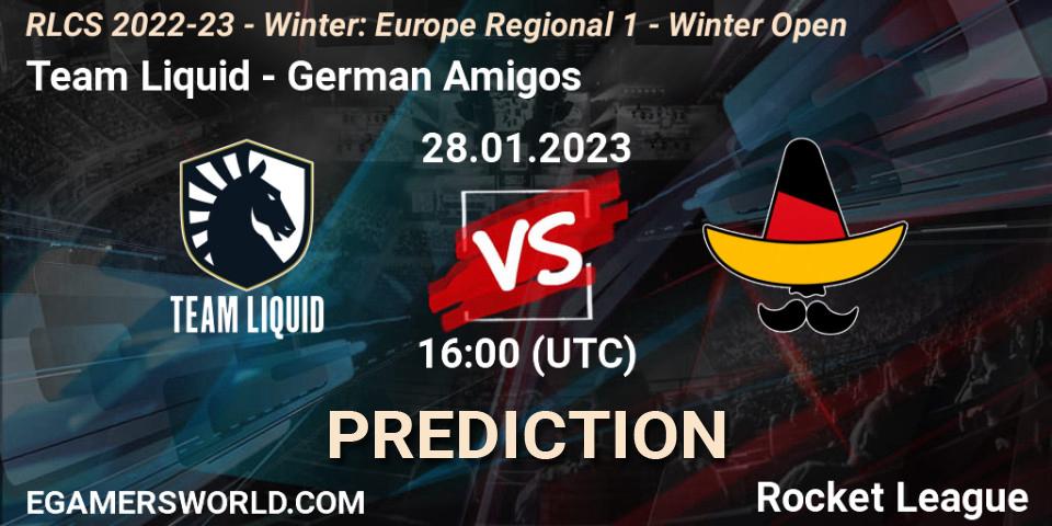 Team Liquid - German Amigos: Maç tahminleri. 28.01.23, Rocket League, RLCS 2022-23 - Winter: Europe Regional 1 - Winter Open