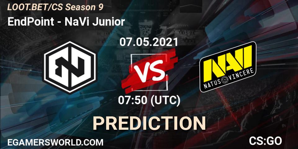 EndPoint - NaVi Junior: Maç tahminleri. 07.05.2021 at 07:50, Counter-Strike (CS2), LOOT.BET/CS Season 9