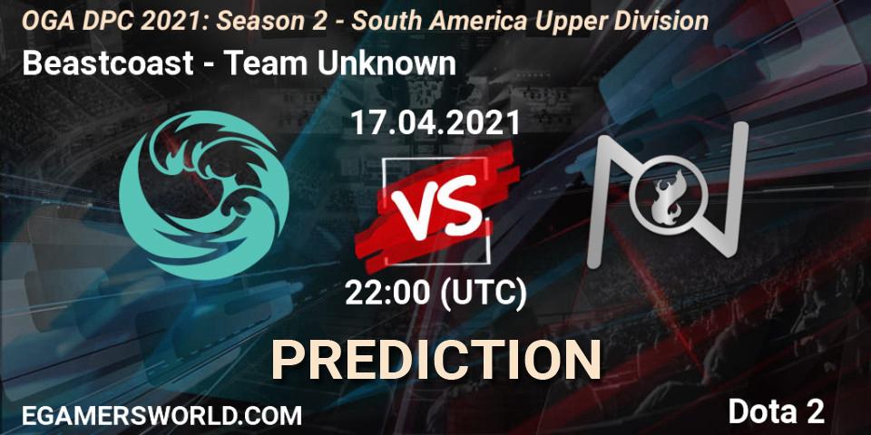 Beastcoast - Team Unknown: Maç tahminleri. 17.04.2021 at 22:00, Dota 2, OGA DPC 2021: Season 2 - South America Upper Division