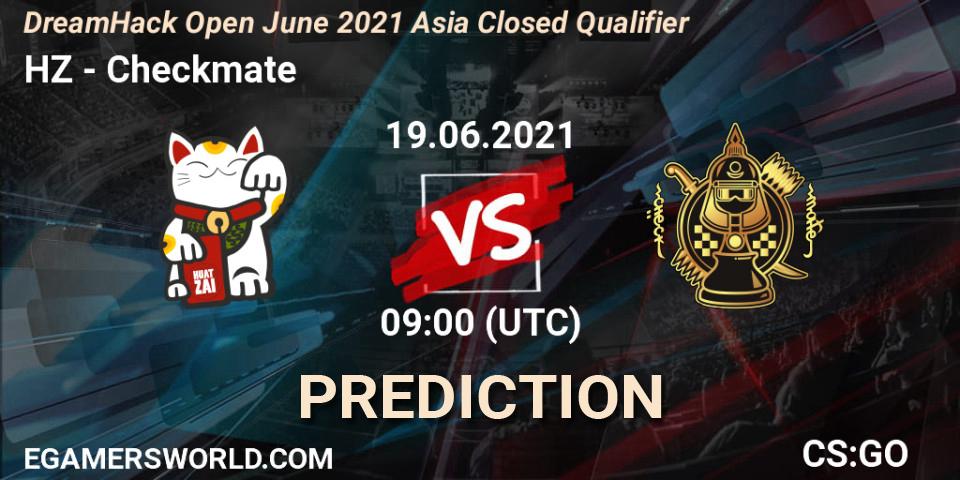 HZ - Checkmate: Maç tahminleri. 19.06.21, CS2 (CS:GO), DreamHack Open June 2021 Asia Closed Qualifier