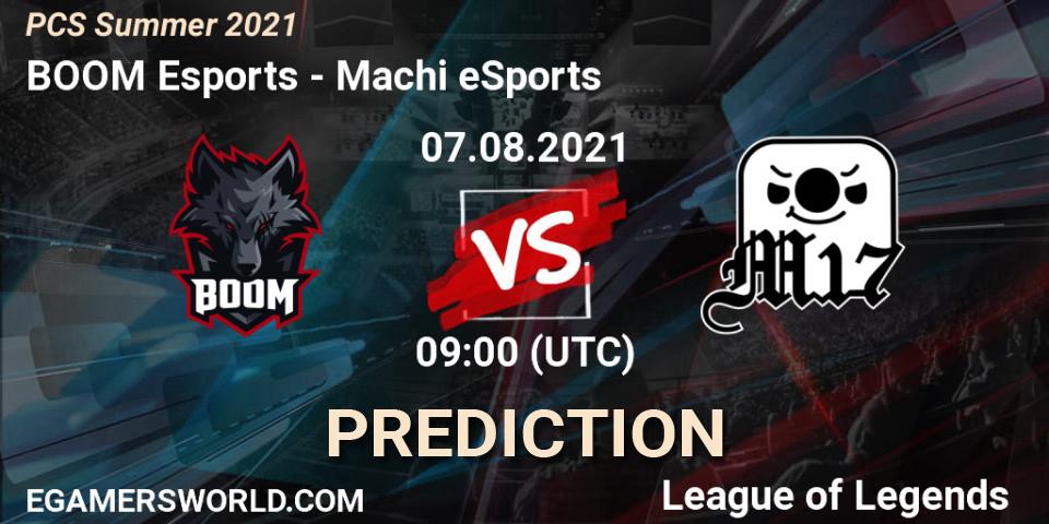 BOOM Esports - Machi eSports: Maç tahminleri. 07.08.21, LoL, PCS Summer 2021