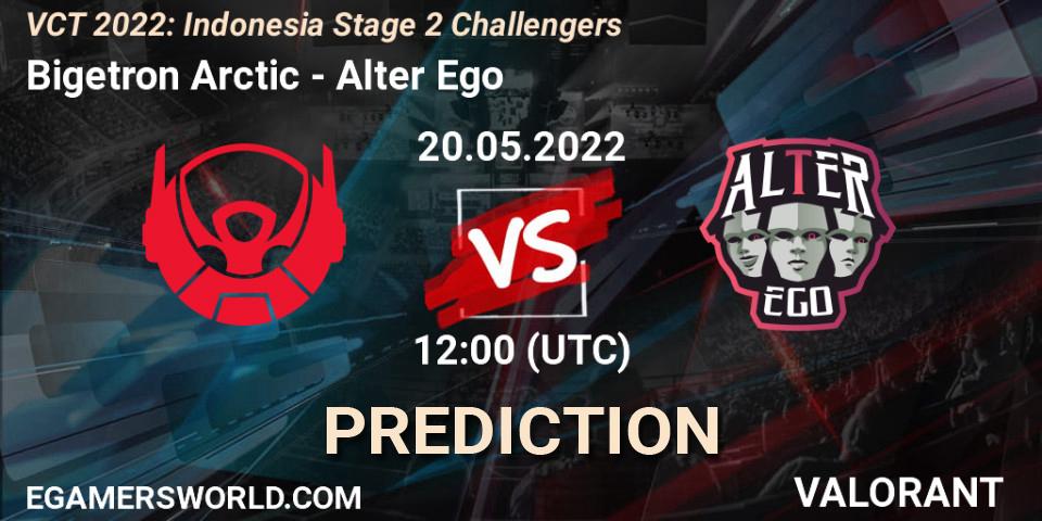 Bigetron Arctic - Alter Ego: Maç tahminleri. 20.05.2022 at 14:10, VALORANT, VCT 2022: Indonesia Stage 2 Challengers