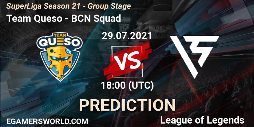 Team Queso - BCN Squad: Maç tahminleri. 29.07.21, LoL, SuperLiga Season 21 - Group Stage 
