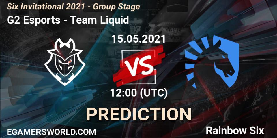 G2 Esports - Team Liquid: Maç tahminleri. 15.05.2021 at 12:00, Rainbow Six, Six Invitational 2021 - Group Stage