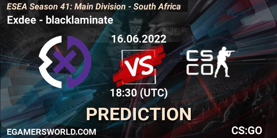 Royalty Esports - blacklaminate: Maç tahminleri. 16.06.2022 at 18:00, Counter-Strike (CS2), ESEA Season 41: Main Division - South Africa