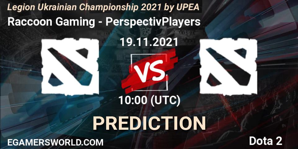 Raccoon Gaming - PerspectivPlayers: Maç tahminleri. 19.11.2021 at 10:02, Dota 2, Legion Ukrainian Championship 2021 by UPEA