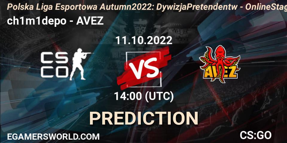ch1m1depo - AVEZ: Maç tahminleri. 11.10.2022 at 14:00, Counter-Strike (CS2), Polska Liga Esportowa Autumn 2022: Dywizja Pretendentów - Online Stage