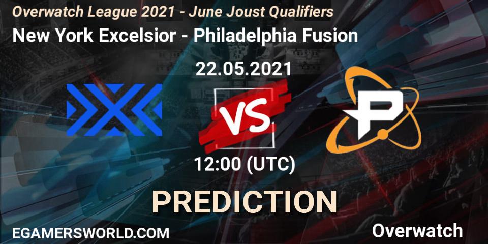 New York Excelsior - Philadelphia Fusion: Maç tahminleri. 22.05.21, Overwatch, Overwatch League 2021 - June Joust Qualifiers