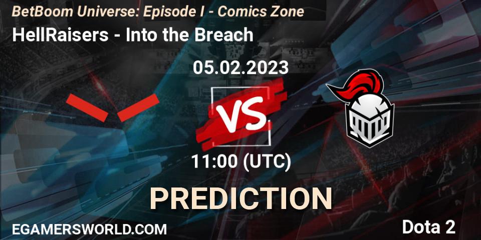 HellRaisers - Into the Breach: Maç tahminleri. 05.02.23, Dota 2, BetBoom Universe: Episode I - Comics Zone